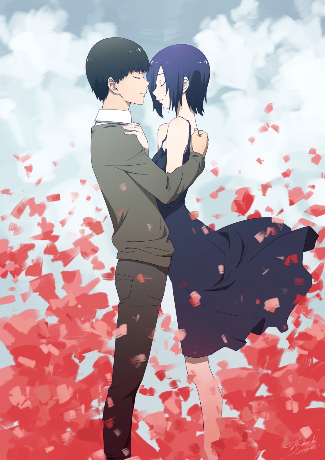 Thank Star Tokyo Ghoul Kaneki Ken Kirishima Touka Dress